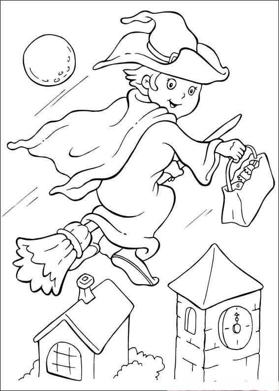 Desenho de Halloween para imprimir