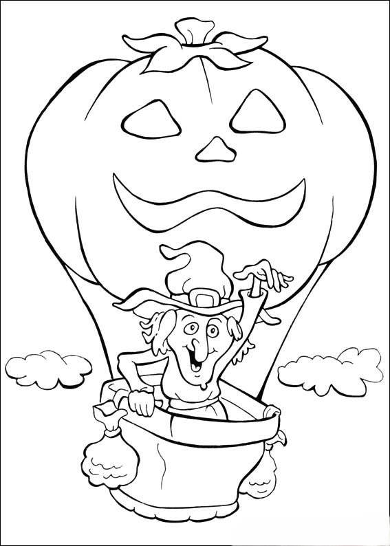 Desenho de Halloween para imprimir
