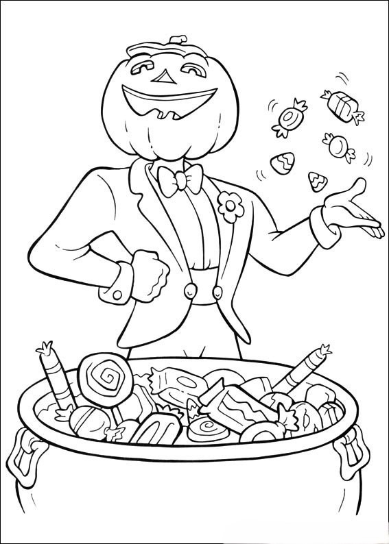 Desenho de Halloween para imprimir