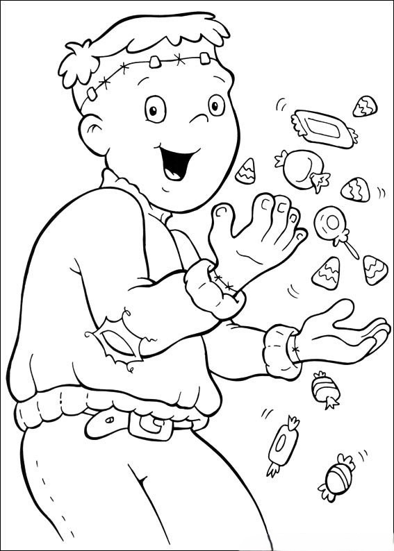 Desenho de Halloween para imprimir
