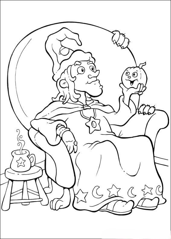 Desenho de Halloween para imprimir