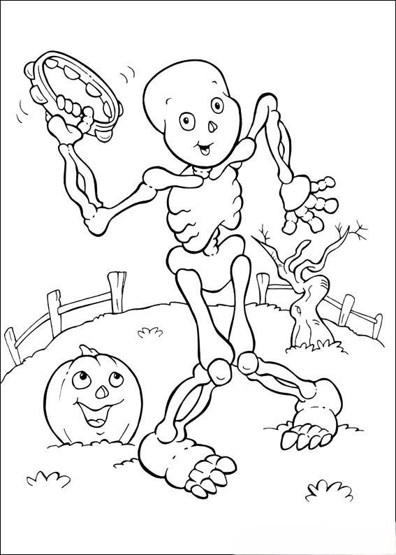 Desenho de Halloween para imprimir