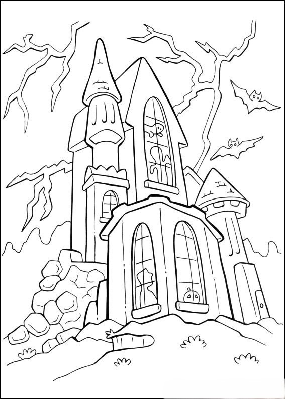 Desenho de Halloween para imprimir