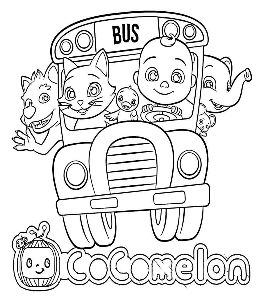 Desenho de CoComelon para imprimir