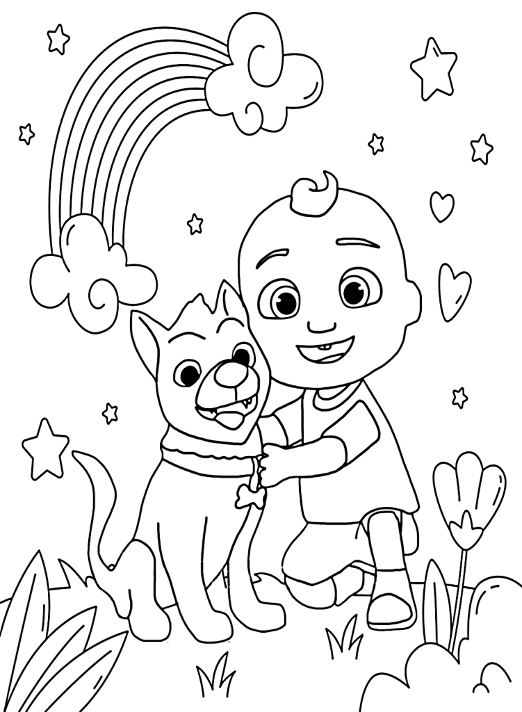 Desenho de CoComelon para imprimir