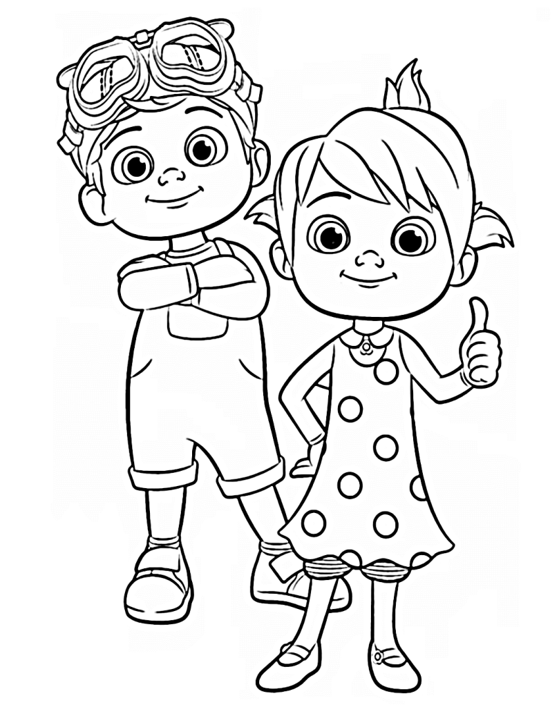 Desenho de CoComelon para imprimir