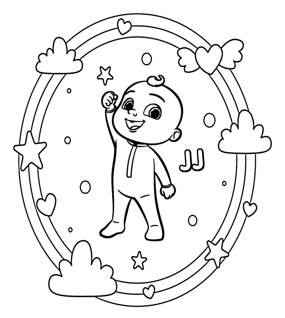 Desenho de CoComelon para imprimir