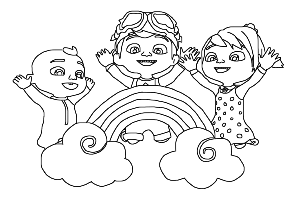 Desenho de CoComelon para imprimir