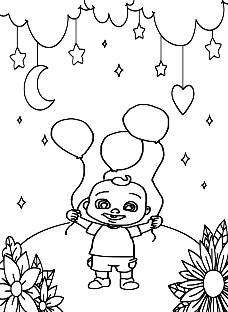 Desenho de CoComelon para imprimir