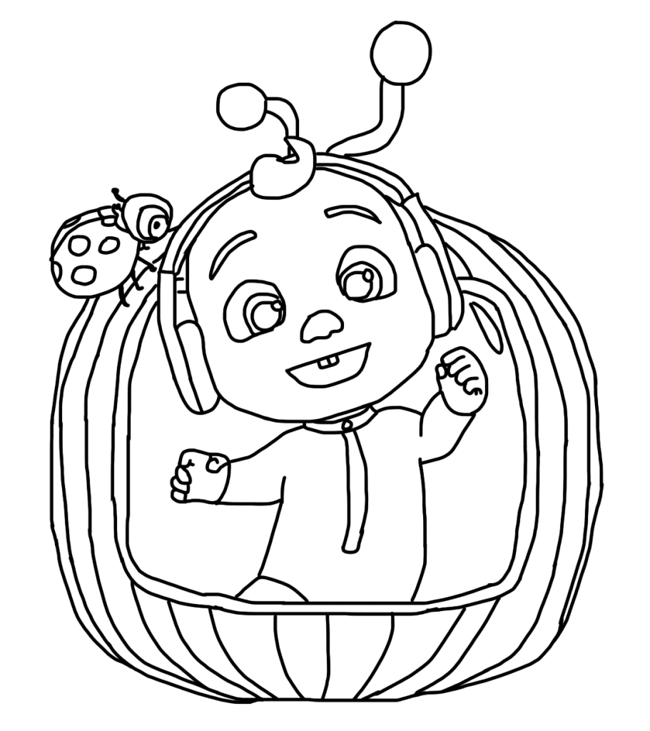 Desenho de CoComelon para imprimir