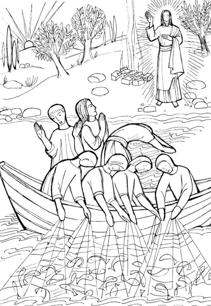 Desenho de Jesus para imprimir