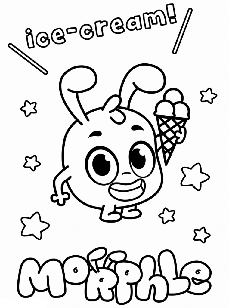 Desenho de Morphle para imprimir