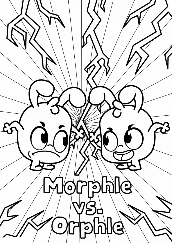 Desenho de Morphle para imprimir