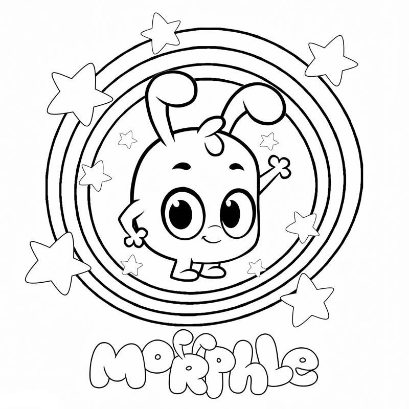 Desenho de Morphle para imprimir