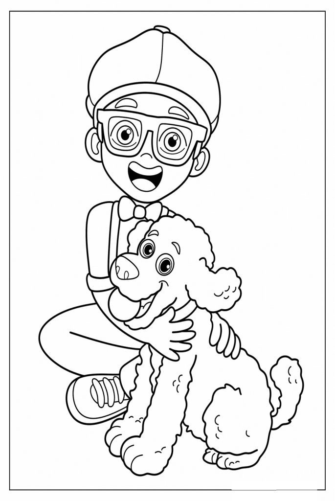 Desenho de Blippi para imprimir