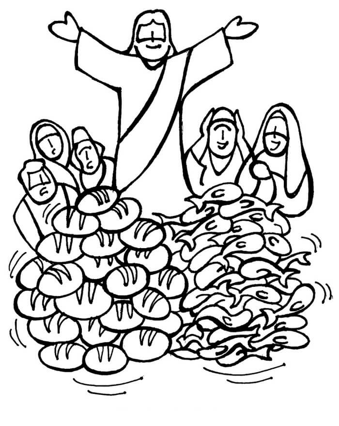 Desenho de Jesus para imprimir