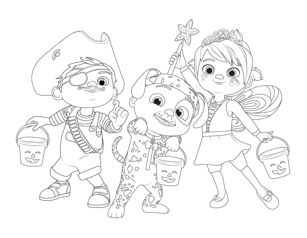 Desenho de CoComelon para imprimir