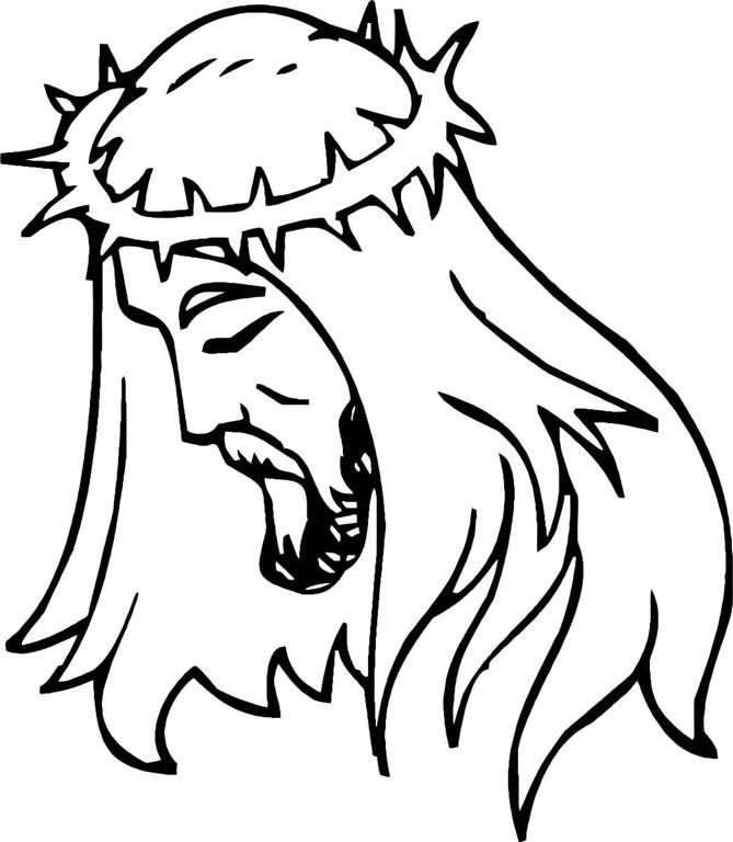 Desenho de Jesus para imprimir