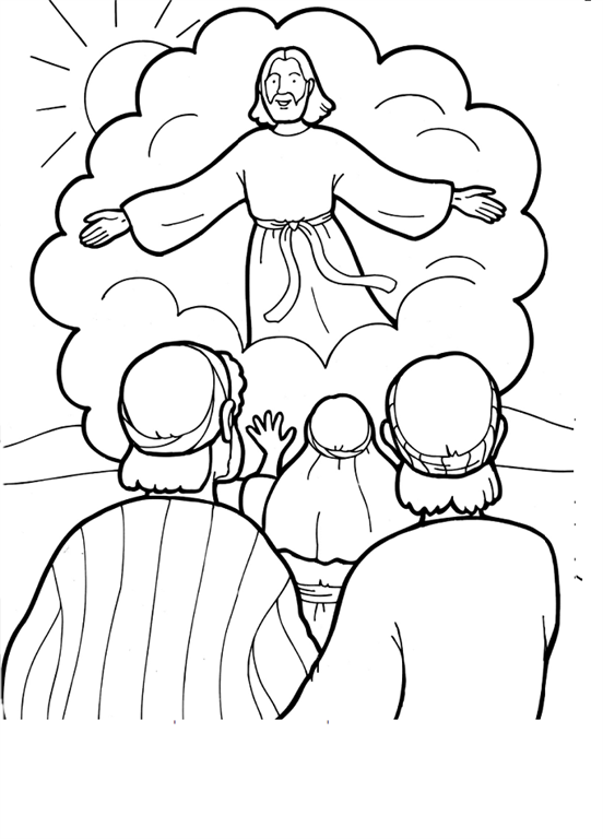 Desenho de Jesus para imprimir