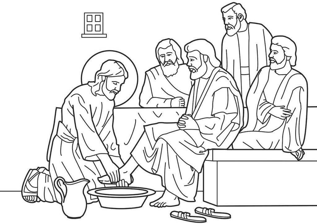 Desenho de Jesus para imprimir