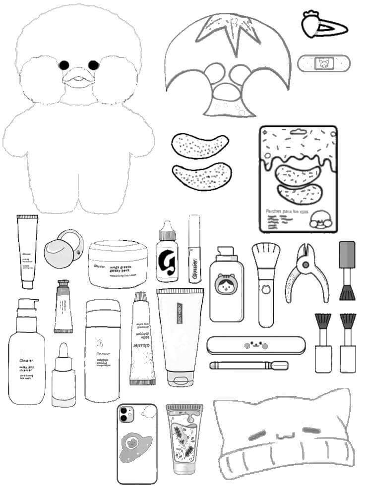 Desenho de Paper Duck para imprimir