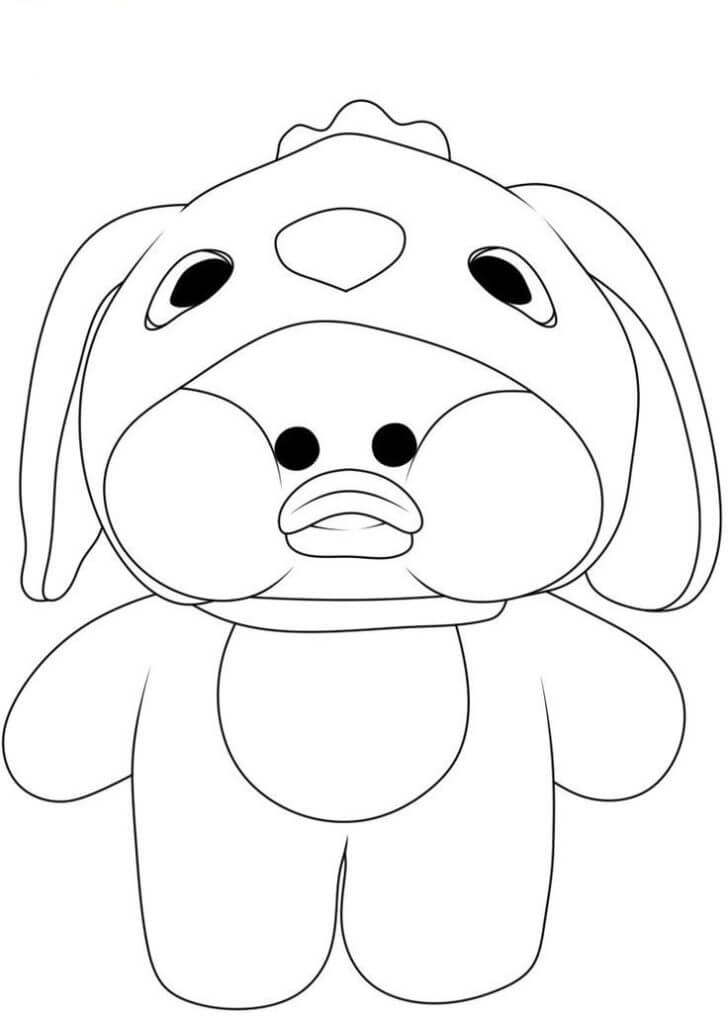 Desenho de Paper Duck para imprimir