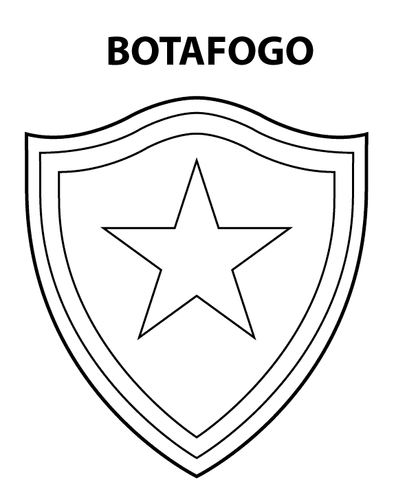 Desenho de Botafogo de Futebol e Regatas para imprimir