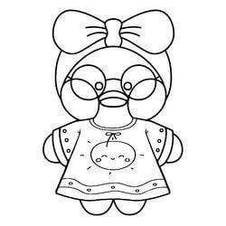 Desenho de Paper Duck para imprimir
