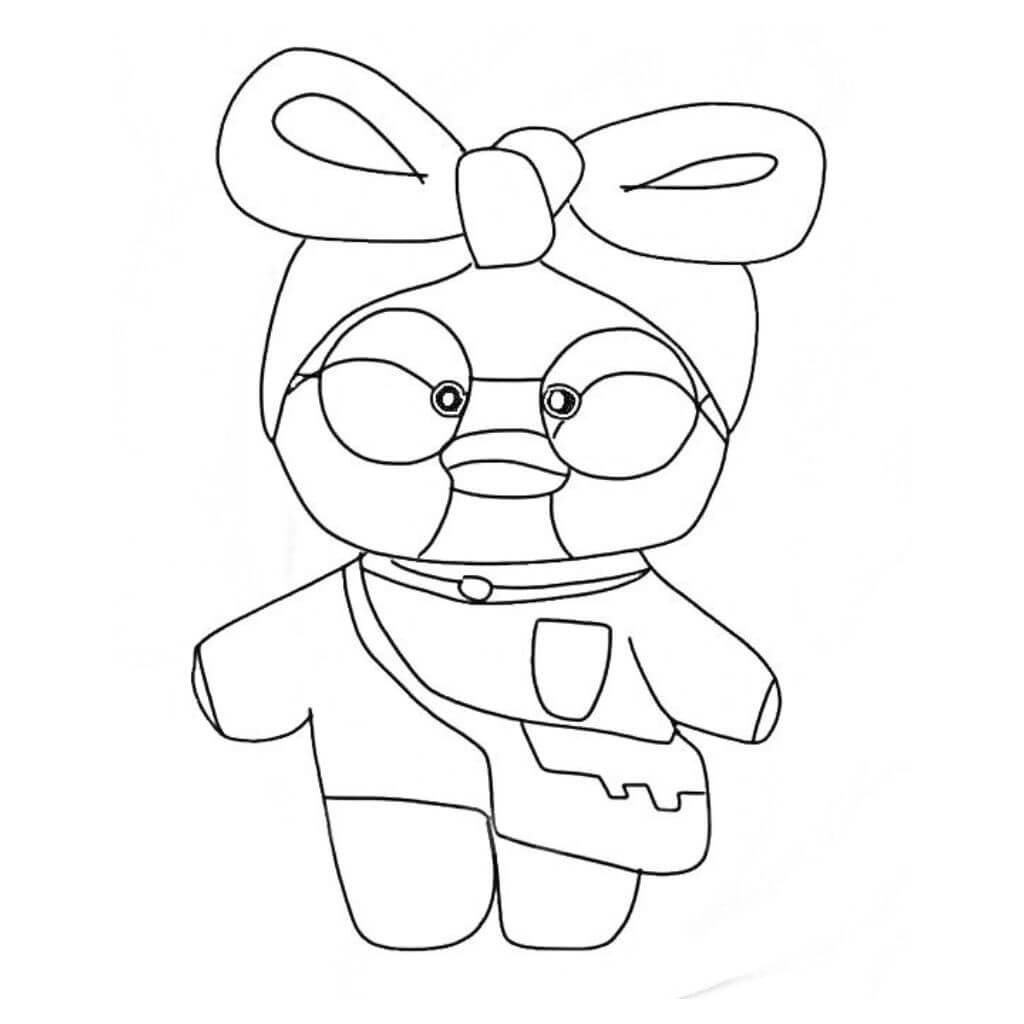 Desenho de Paper Duck para imprimir