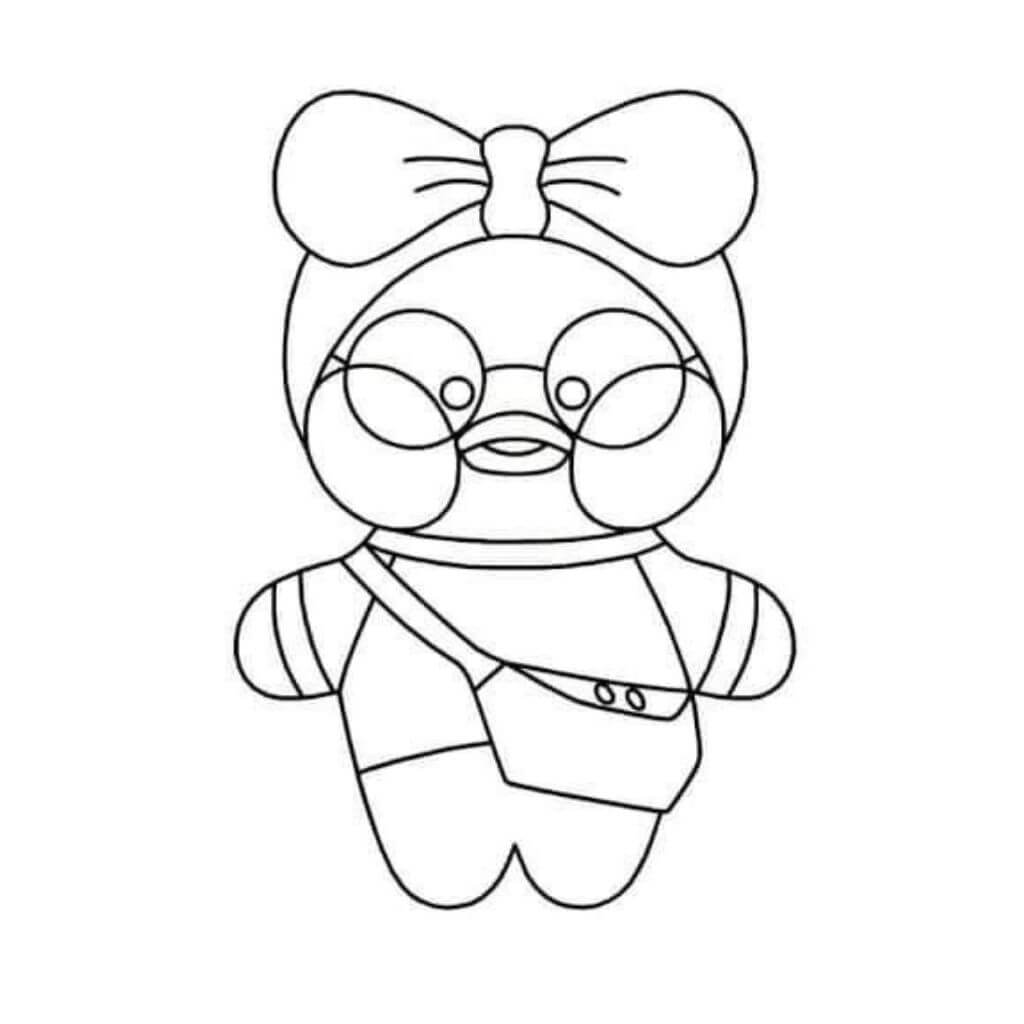 Desenho de Paper Duck para imprimir