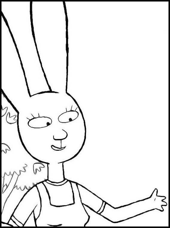Desenho de Simon, o Supercoelho para imprimir