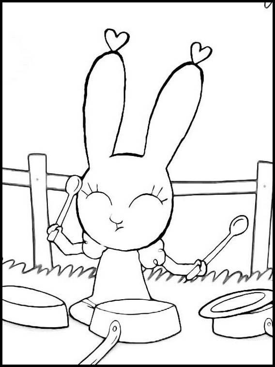 Desenho de Simon, o Supercoelho para imprimir