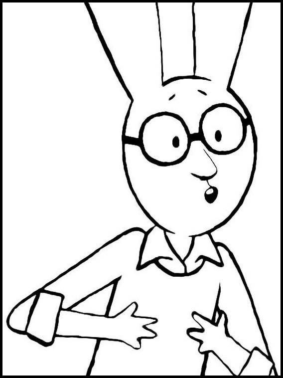 Desenho de Simon, o Supercoelho para imprimir