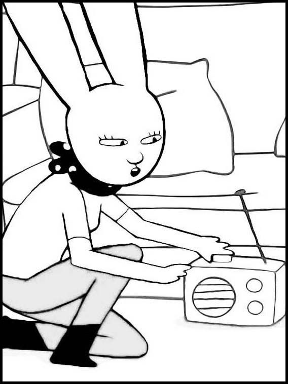 Desenho de Simon, o Supercoelho para imprimir