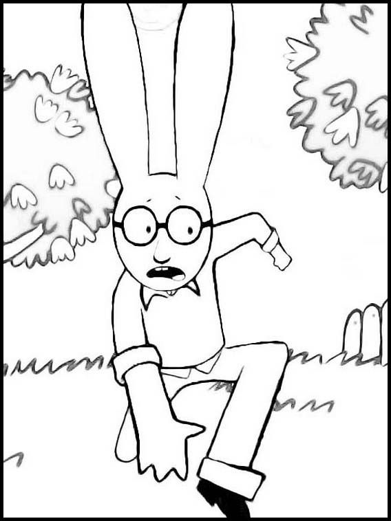 Desenho de Simon, o Supercoelho para imprimir