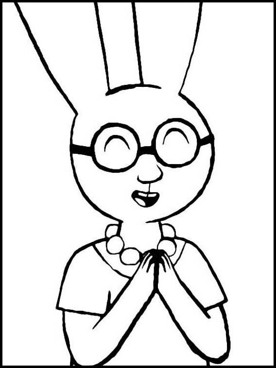 Desenho de Simon, o Supercoelho para imprimir