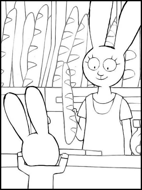 Desenho de Simon, o Supercoelho para imprimir