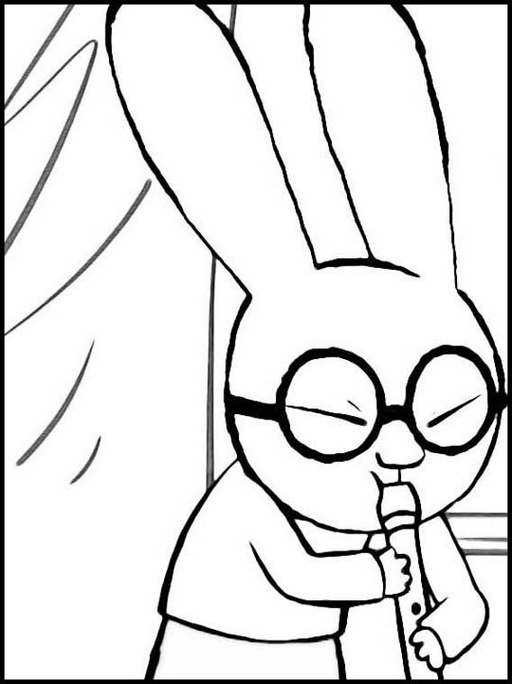 Desenho de Simon, o Supercoelho para imprimir