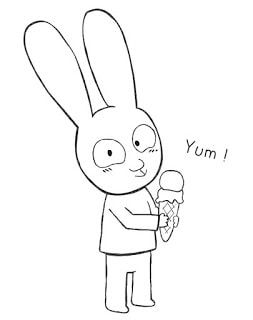 Desenho de Simon, o Supercoelho para imprimir