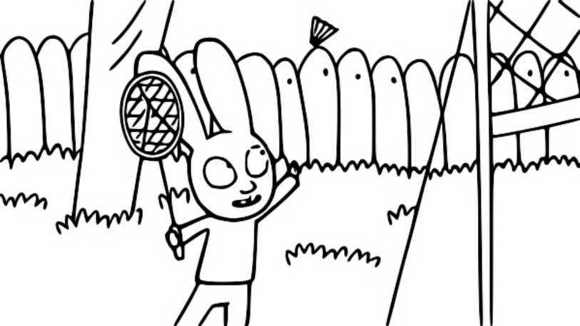 Desenho de Simon, o Supercoelho para imprimir