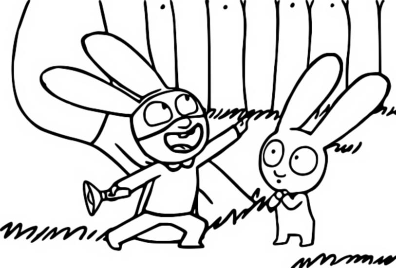 Desenho de Simon, o Supercoelho para imprimir