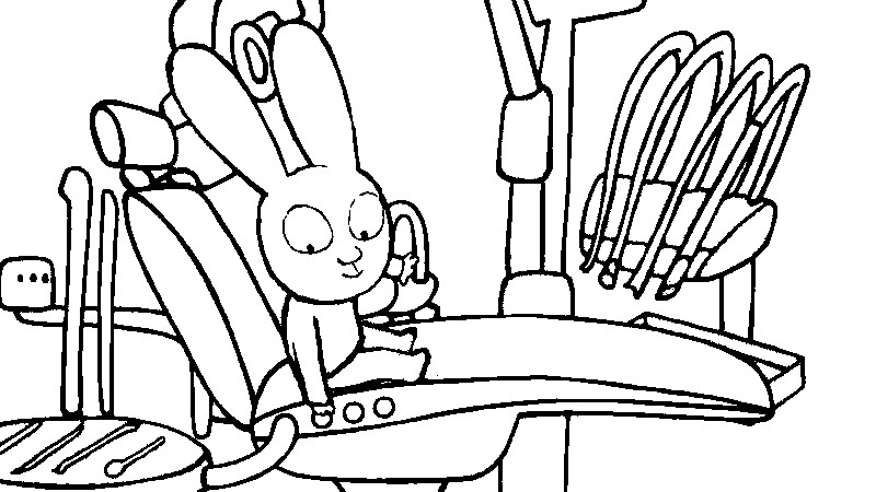 Desenho de Simon, o Supercoelho para imprimir