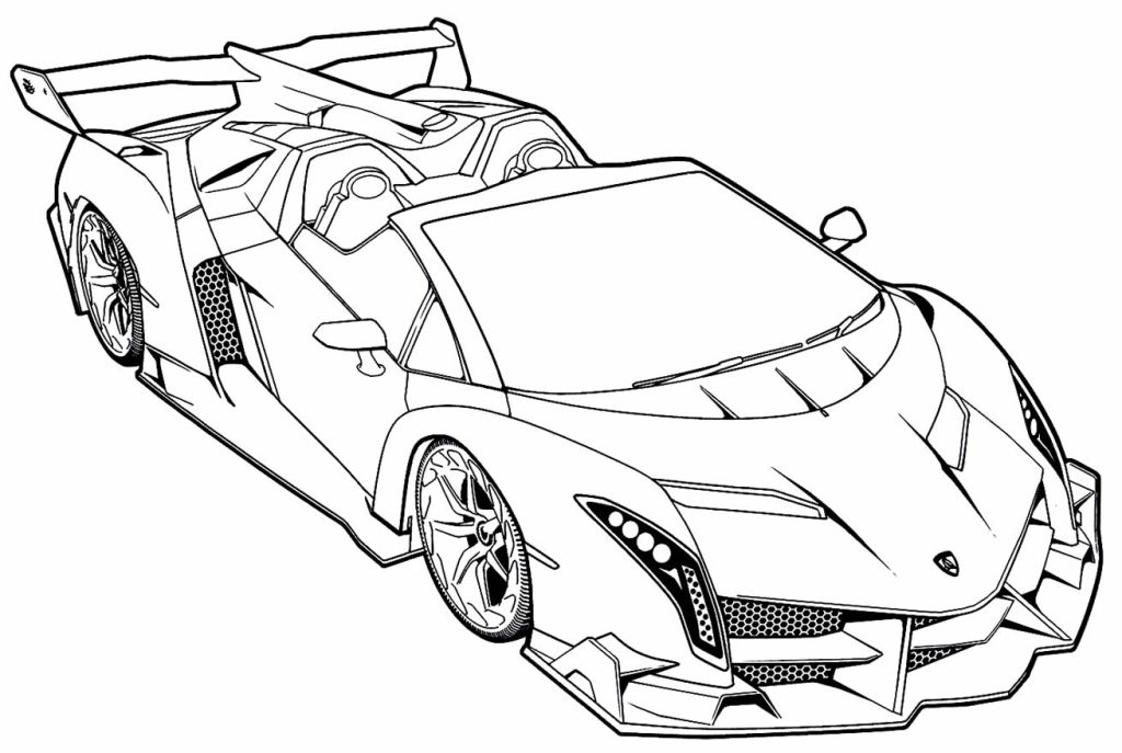 Desenho de Ferrari para imprimir