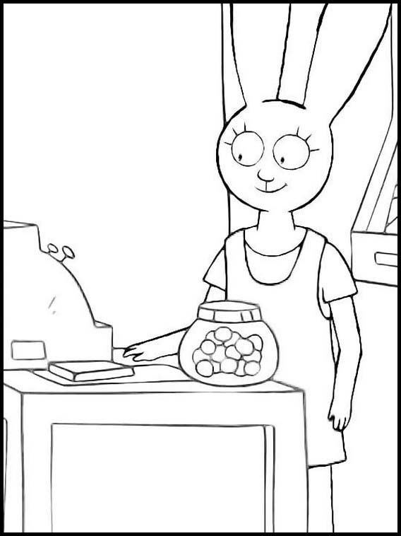Desenho de Simon, o Supercoelho para imprimir