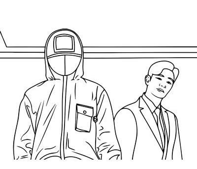 Desenho de Round 6 para imprimir