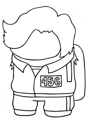 Desenho de Round 6 para imprimir