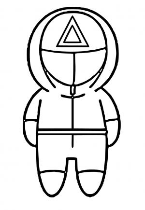 Desenho de Round 6 para imprimir