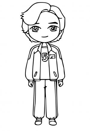 Desenho de Round 6 para imprimir