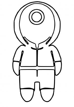 Desenho de Round 6 para imprimir