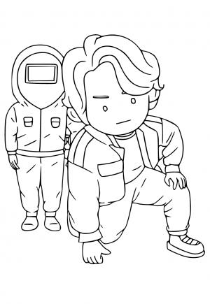 Desenho de Round 6 para imprimir
